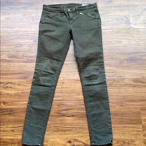 Rag and Bone olive jeans
